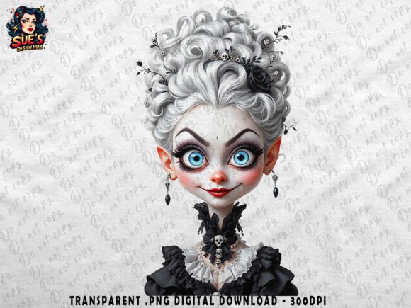 Download Victorian Gothic Doll – Dark Elegance - Premium Bundle